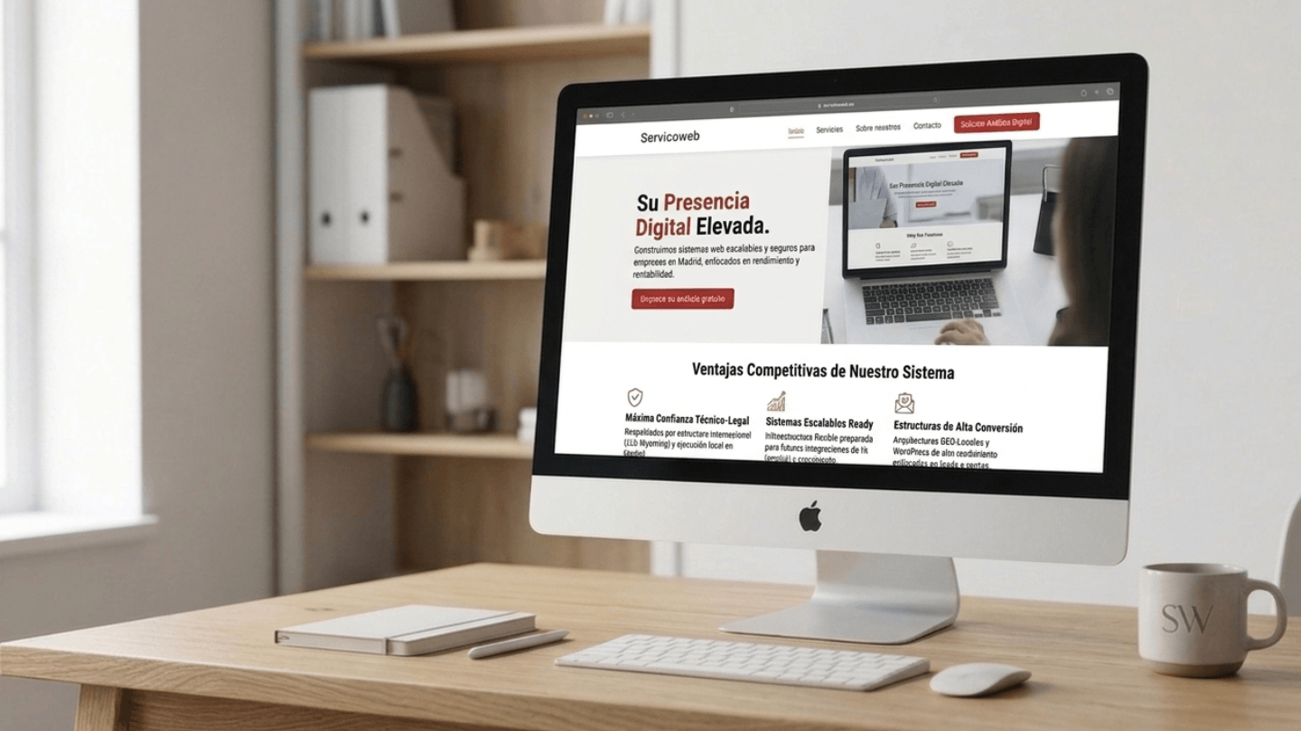 base digital sólida y profesional para diseño web y sistemas digitales en Madrid